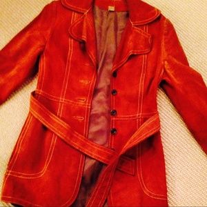 Vintage Suede Leather Jacket